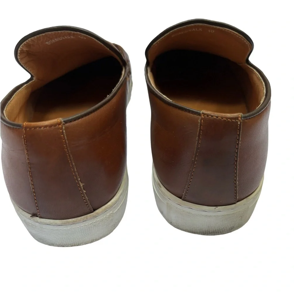 Marc Nolan Men’s‎ Boardwalk Leather Shoes/Sneakers Brown Size 10